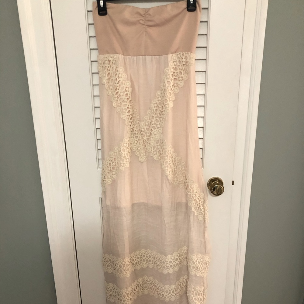 Judith March Strapless Maxi